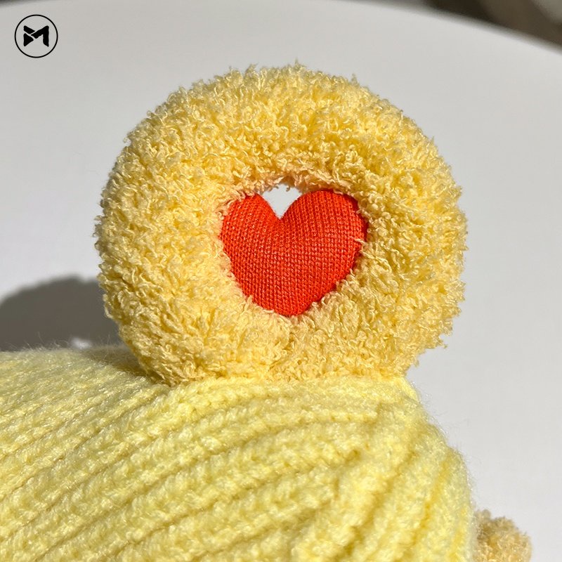 Mũ Len Dệt Kim Đính Tai Trái Tim Thời Trang Hàn Quốc Mới 2022