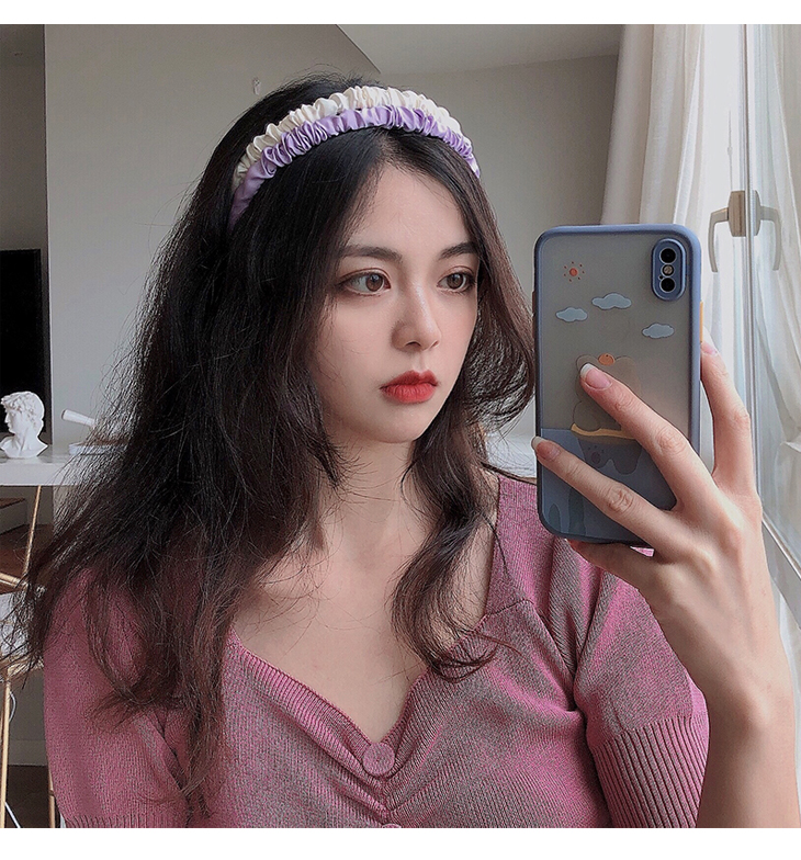 Băng Đô Vải Chiffon Phong Cách Hàn Quốc Cho Nữ