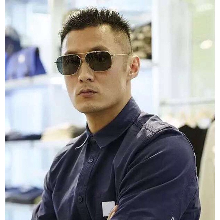 Kính mát vuông gọng kim loại nhiều màu cổ điển cho nam