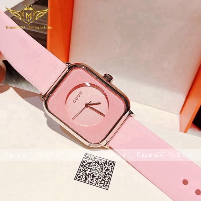 Đồng hồ nữ chính hãng Guou đẹp giá rẻ, mặt nhỏ sang trọng, phong cách hiện đại [Tặng bông tai] | BigBuy360 - bigbuy360.vn