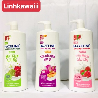 Sữa tắm dưỡng sáng da Hazeline 670g -1kg