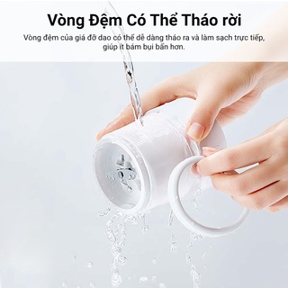 Máy Xay Sinh Tố Cầm Tay Xiaomi Tích Điện, Máy Xay Di Động Sạc Pin Mijia MJZZB01PL Màu Trắng
