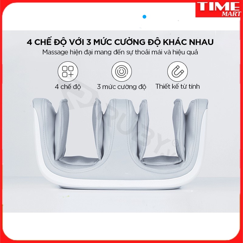 [CHÍNH HÃNG] Máy Massage chân đa năng 3IN1 XIAOM ISX383. Cơ chế mát xa máy có 6 nhóm túi khí quanh đầu gối [TIME_MART]