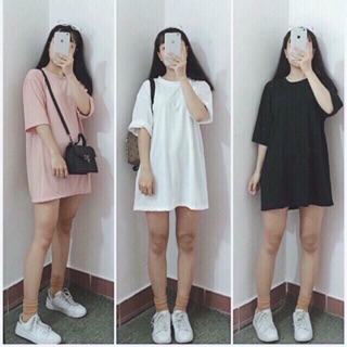 Áo trơn fom thụng