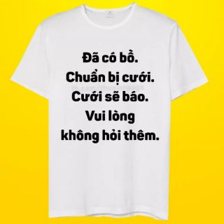 Áo thun đã có bồ