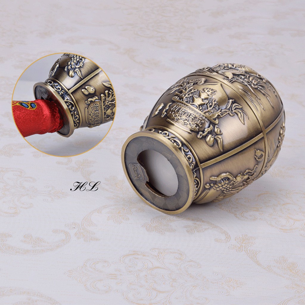 Lọ đựng tăm hình cá chép hợp kim đồng