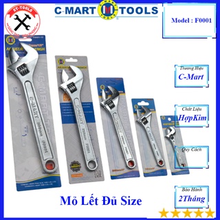 Mỏ lết đa năng c-mart f0001 các cỡ 4-6-8-10-12 inch