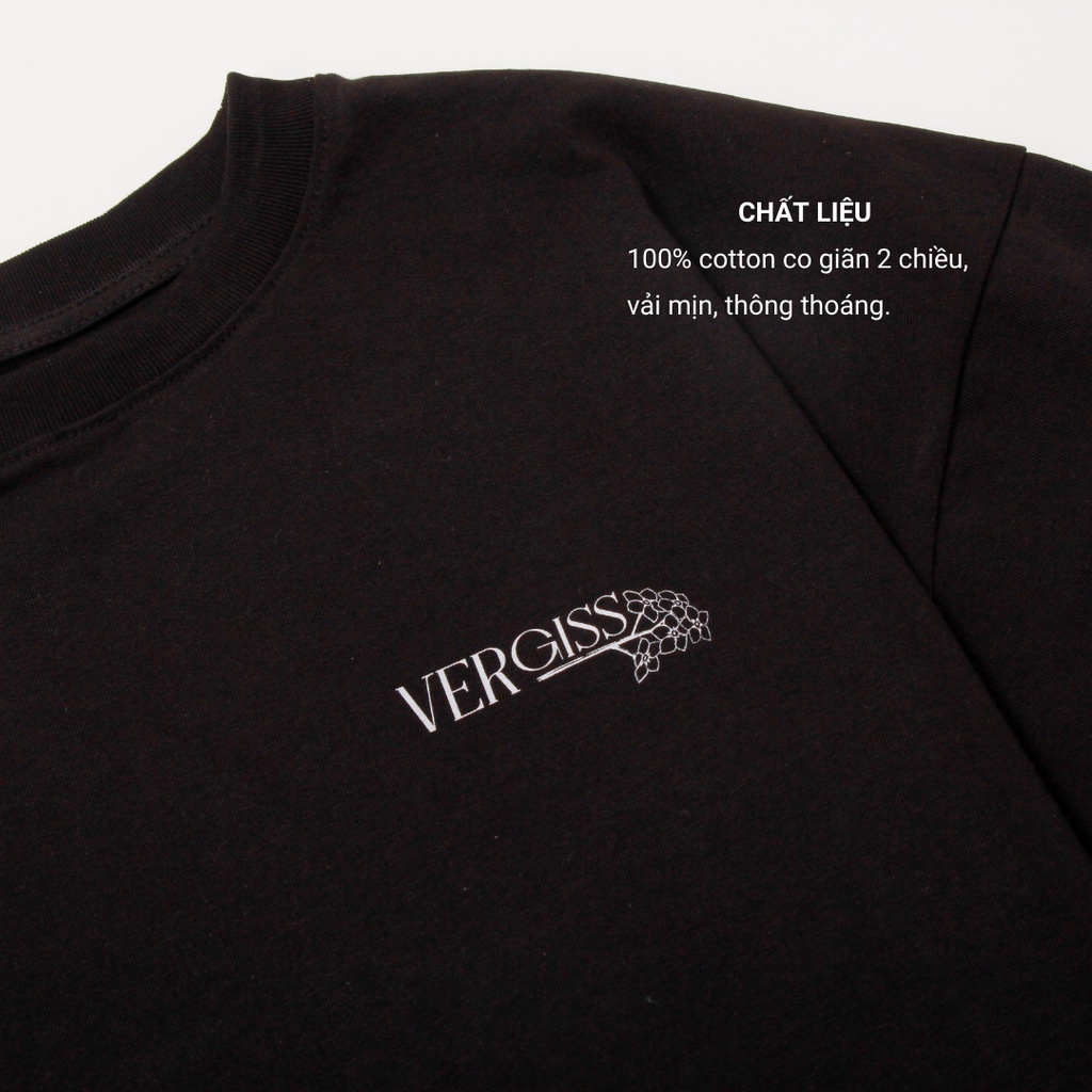 Áo thun DayM | Vergissmeinnicht - Form Âu, oversize, 100% cotton