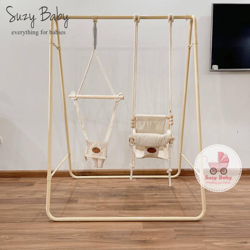 Xích đu nhún nhảy cho bé OME SWING and JUMPER KIDS 2in1 For Baby từ 3 tháng - 6 tuổi, hàng chính hãng OME