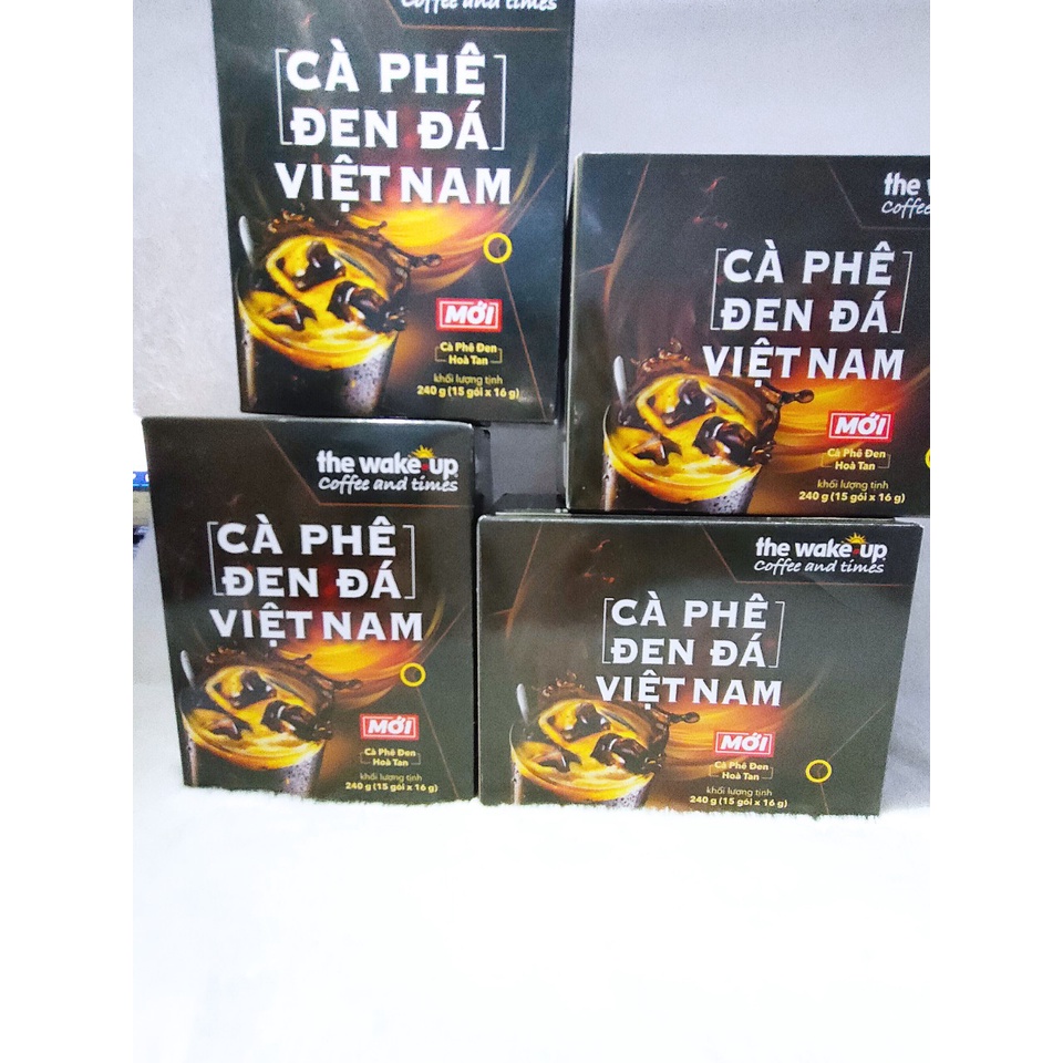 [Giao 2 Giờ] Cà phê đen hòa tan Cafe Việt hộp 240g (15 gói)