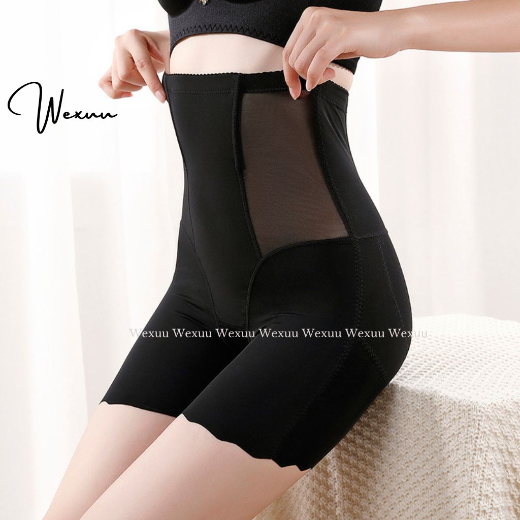 Quần lót cạp cao gen bụng Wexuu có thanh nẹp định hình eo thon gọn tôn dáng - GB18