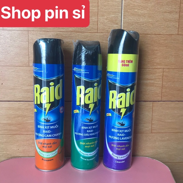 Bình xịt muỗi cao cấp RAID 600ml