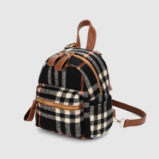 Ba lô có sẵn-Ba lô nữ Oxford Ba lô Nylon dành cho nữ Ba lô dung tích lớn Thời trang Ba lô du lịch nhẹ Ba lô du lịch nữ Hàn Quốc Niche Super Mini Ba lô kiểm tra len Ba lô nữ đơn giản Ba lô vỏ nữ