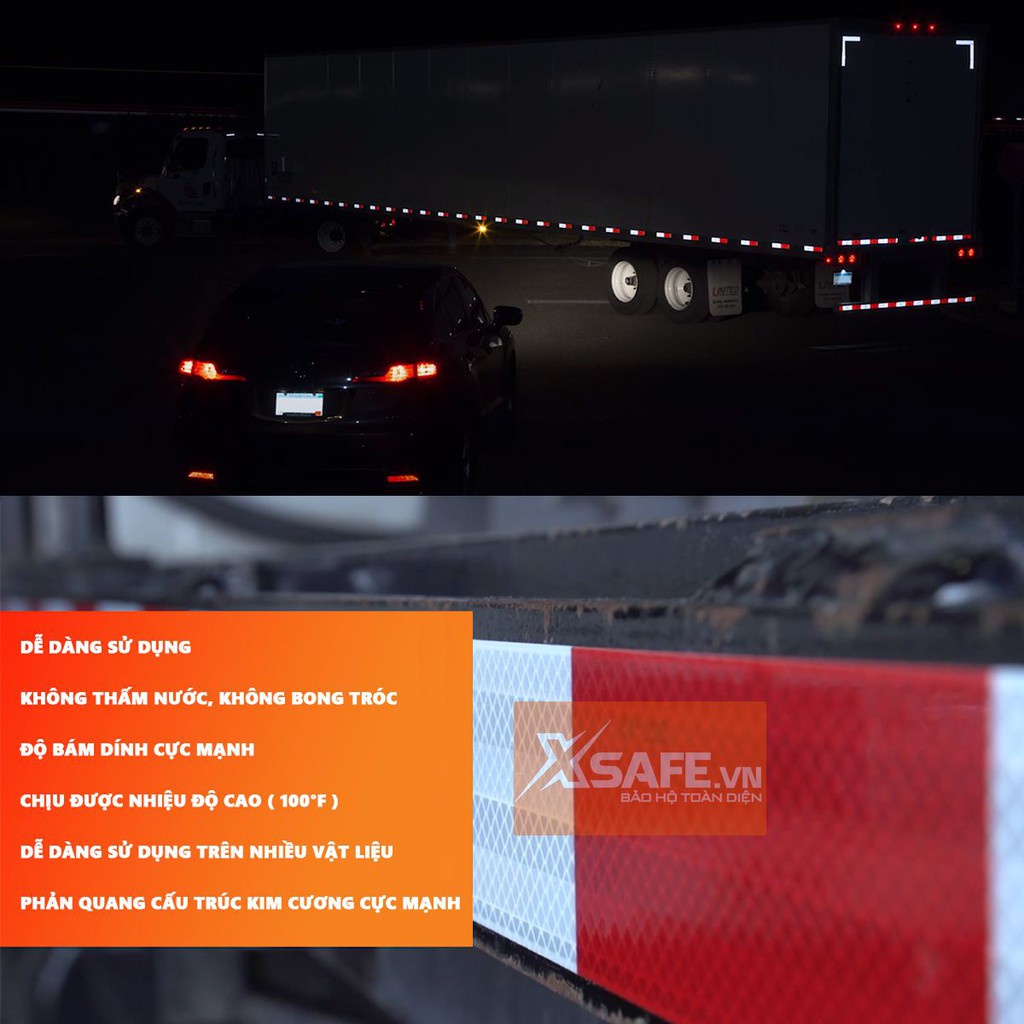 Decal phản quang 3M Băng keo phản quang 3M 983  chính hãng 3M xsafe