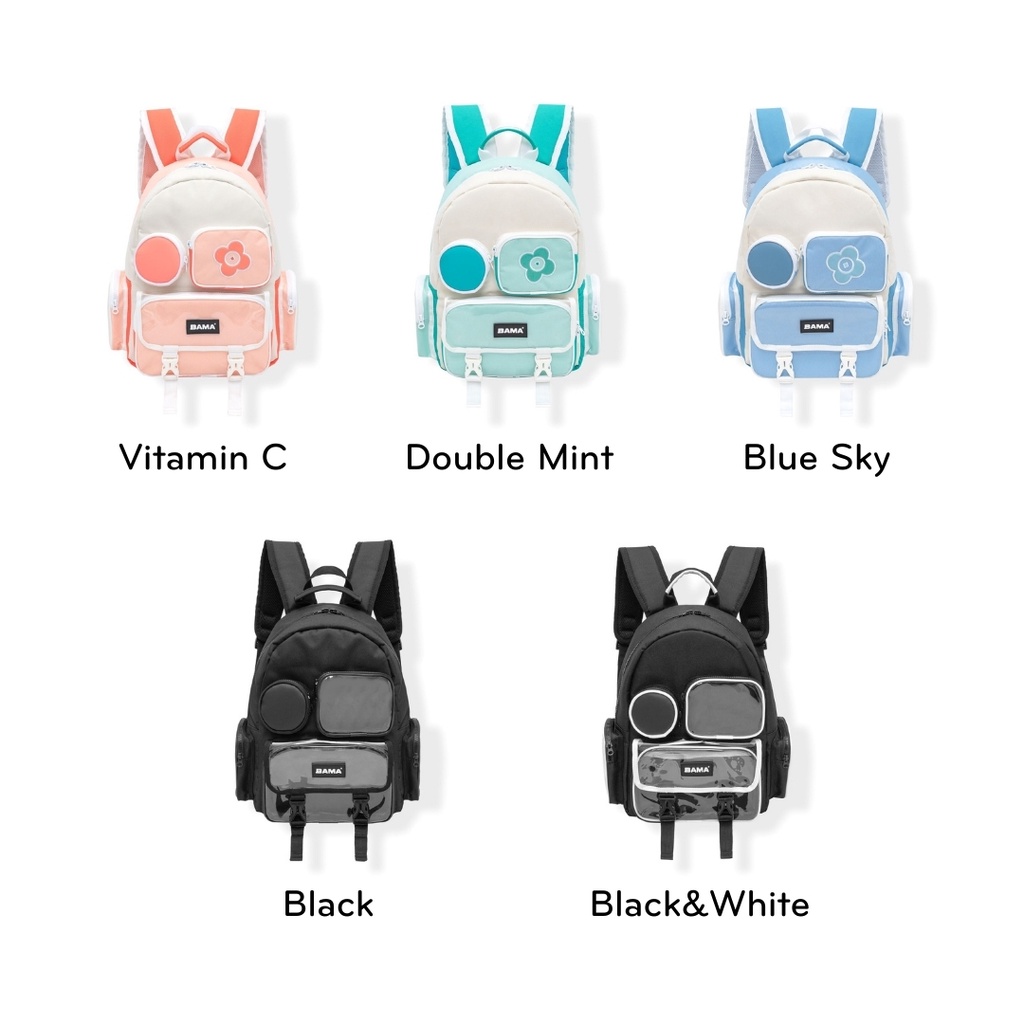 Balo BAMA® DDG BACKPACK Chính Hãng chống nước kèm ngăn đệm chống sốc laptop