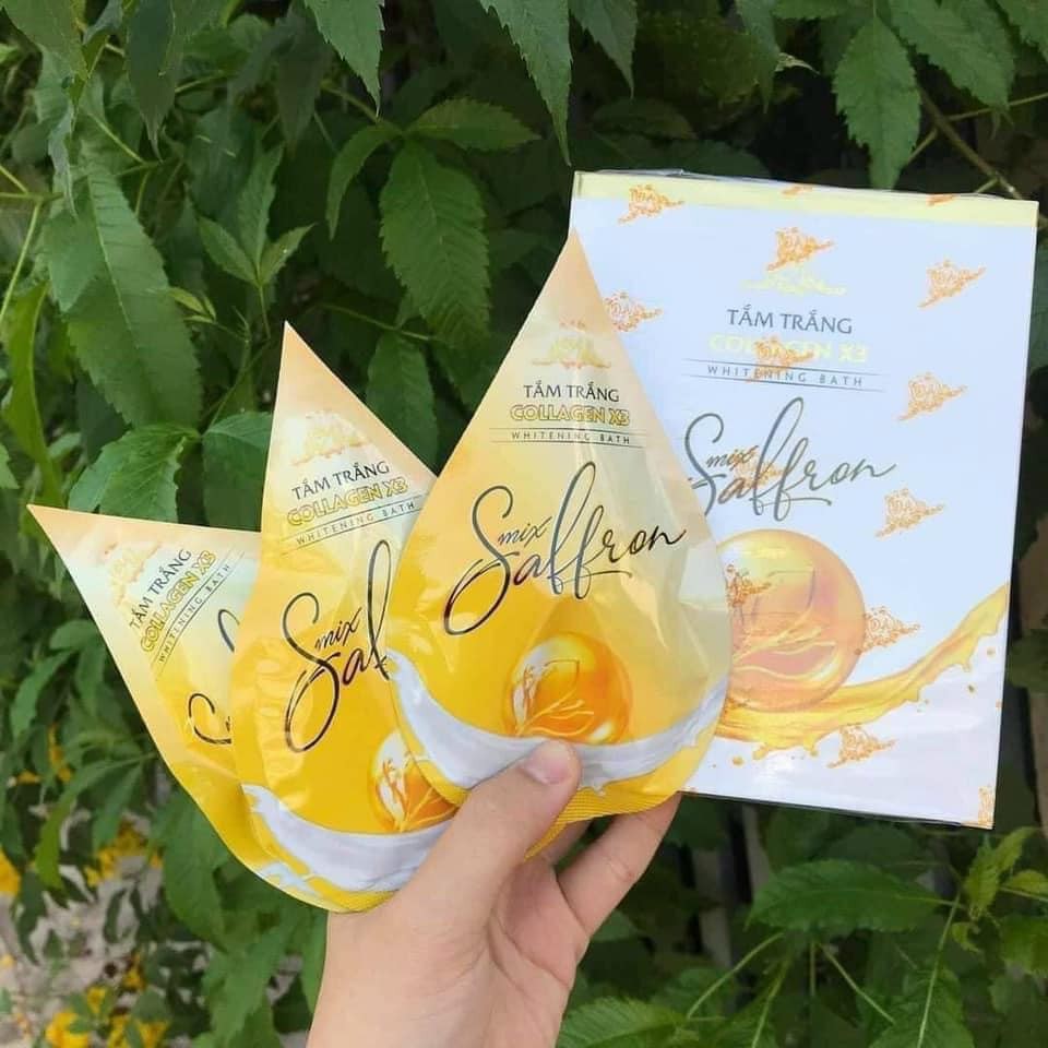 Chính hãng Tăm Trắng COLLAGEN X3. ủ trắng tắm trắng Collagen X3 Đông Anh.