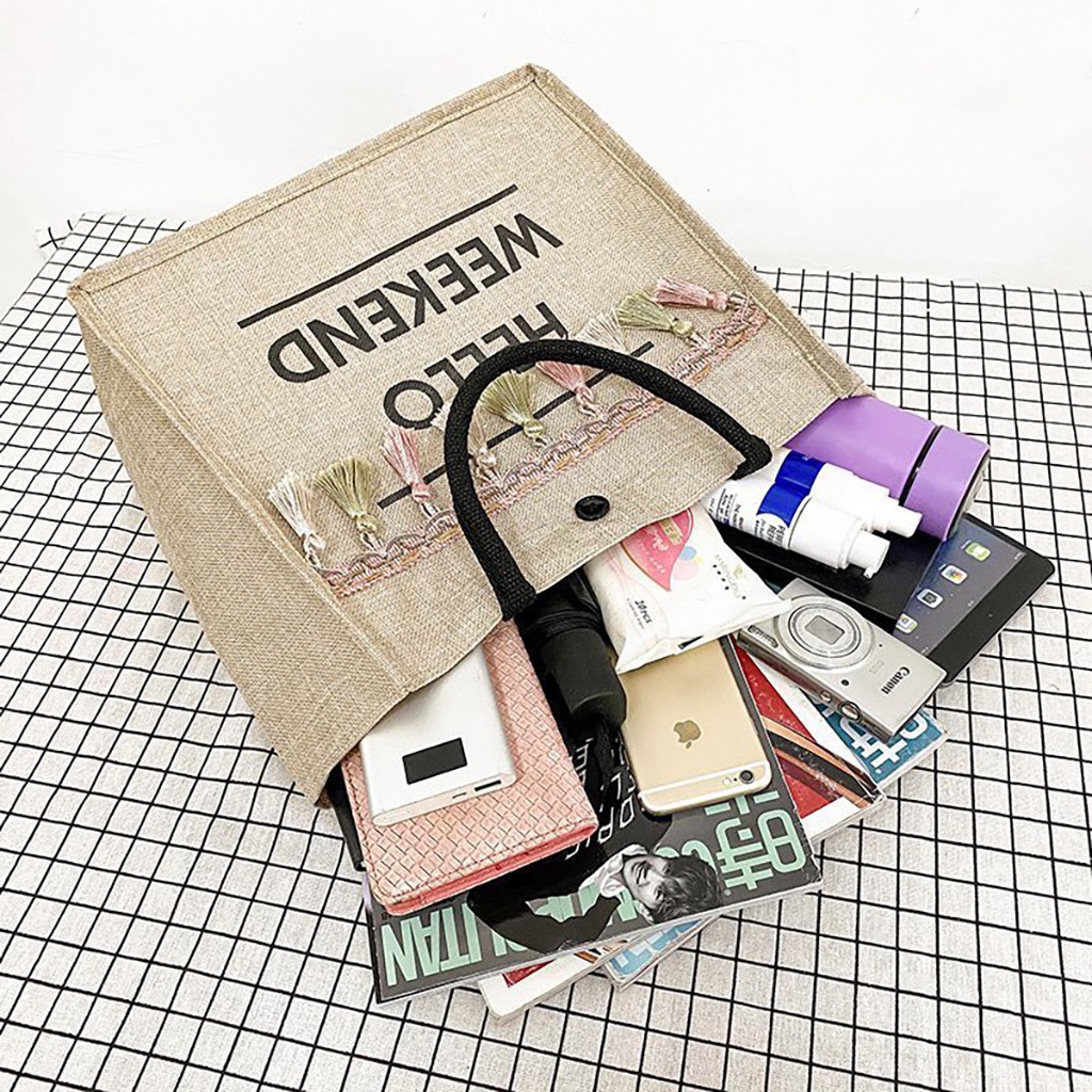 Túi cói Merci Someday đi biển nữ đẹp đi chơi cao cấp thời trang dễ thương cute giá rẻ DC484