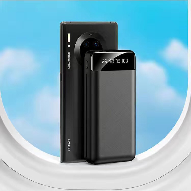 ﹉◇Sạc dự phòng 10000mah 4 dây đa năng dung lượng chuẩn 100%