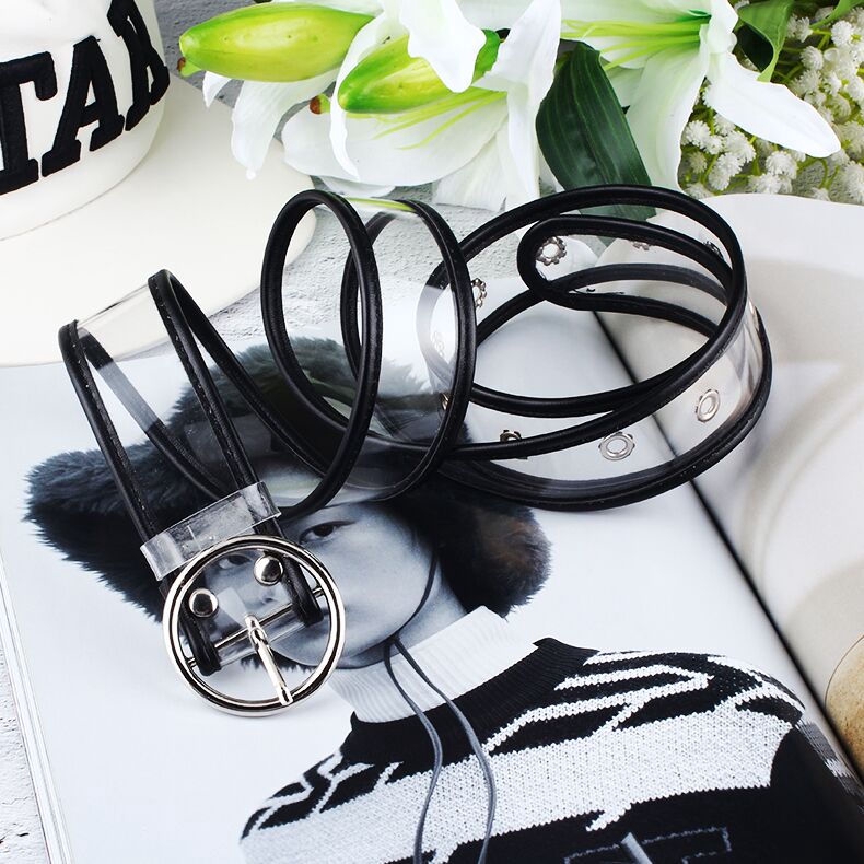 Thắt Lưng Nữ Trong Suốt Thiết Kế Đơn Giản