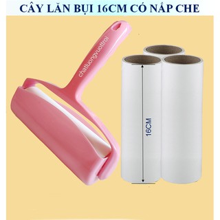 Cây Lăn Bụi Đa Năng 16CM Có Nắp Che ( Lông Động Vật, Sợi Vải, Đồ Da, Chăn Nệm, Ghế Salon...)