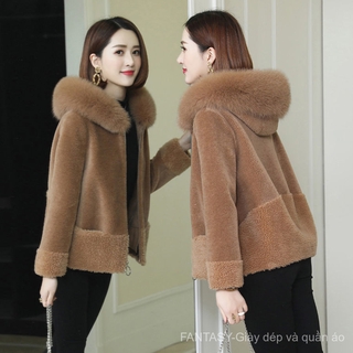 Áo Khoác Lông Ấm Áp Thời Trang Dành Cho Nữ