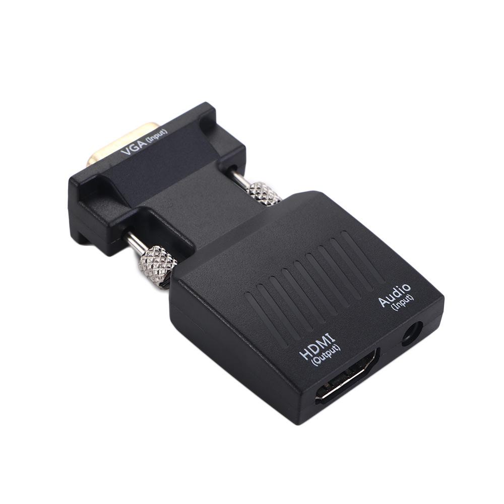 Đầu Chuyển Đổi VGA Sang HDMI 720 1080P VGA 1 VGA Cho PC Laptop