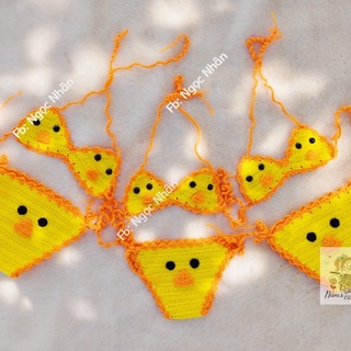 Set Bikini Hoạ Tiết Siêu Dễ Thương Cho Bé