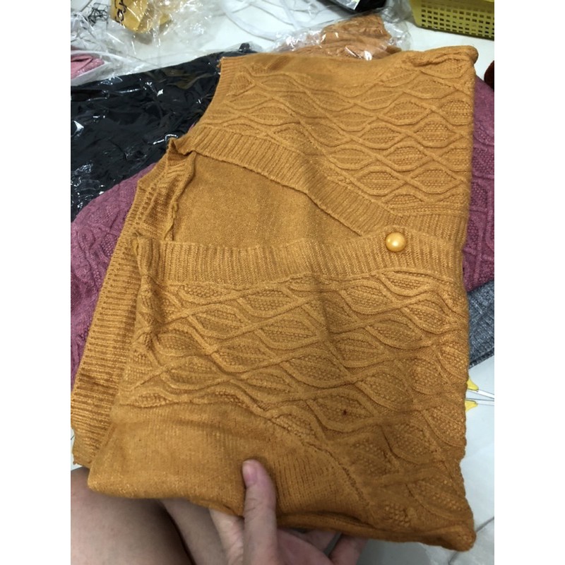 Áo khoác thun len trung niên | BigBuy360 - bigbuy360.vn