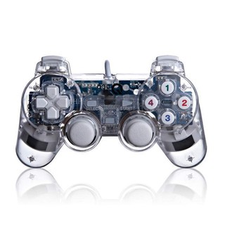 Tay cầm game đơn rung ew-702 có đèn