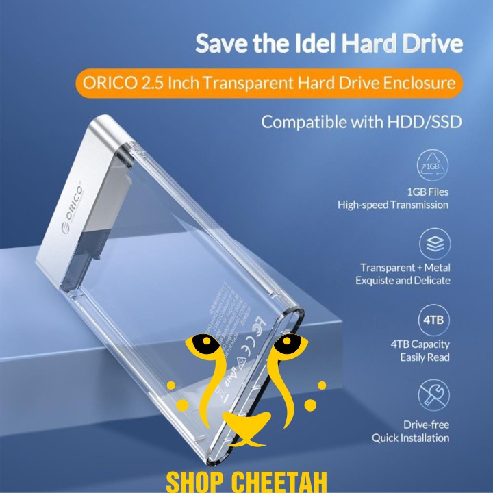 Box ổ cứng Orico 3.5”/2.5” và M2 – CHÍNH HÃNG – Bảo hành 12 tháng – Box HDD – Box SSD – NVMe – NGFF