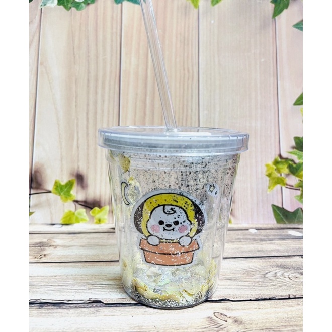 Bình nước BTS siêu xinh, bình đựng nước uống BT21