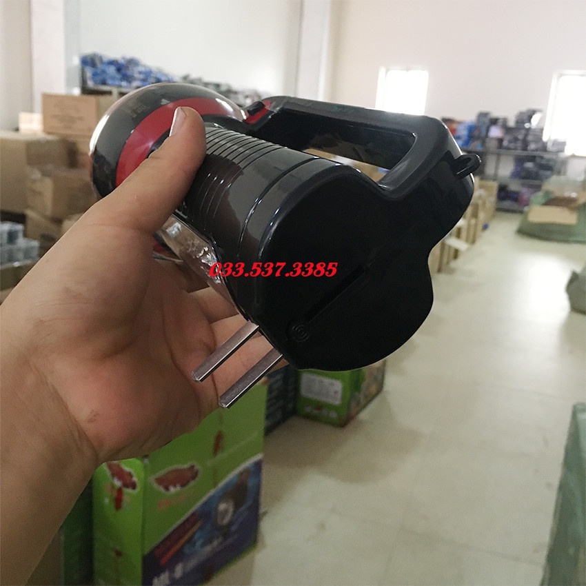 Đèn pin tích điện, đèn pin sạc điện KM 2626 siêu sáng 2 trong 1