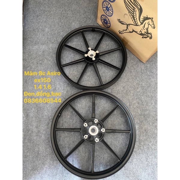 Mâm 8 cây Asiro ex150 1.4 1.6(ko kèm đĩa)