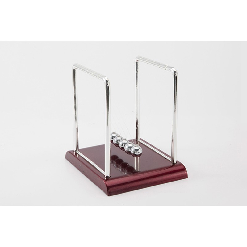 QUẢ LẮC Định Luật Vật Lí Newton Inox - Đồ Chơi Khoa Học Để Bàn Size 9Cm - 13.5Cm