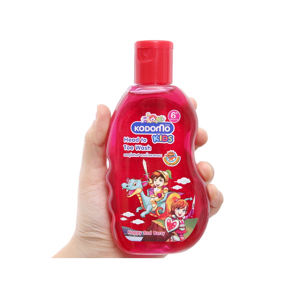 Dầu tắm gội Kodomo Happy Red Berry 200ml