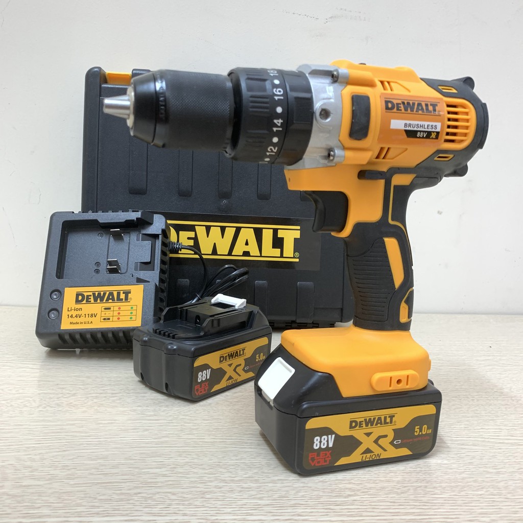 Máy Khoan Pin DeWalt 88V 3 Chức Năng, Động cơ không chổi than