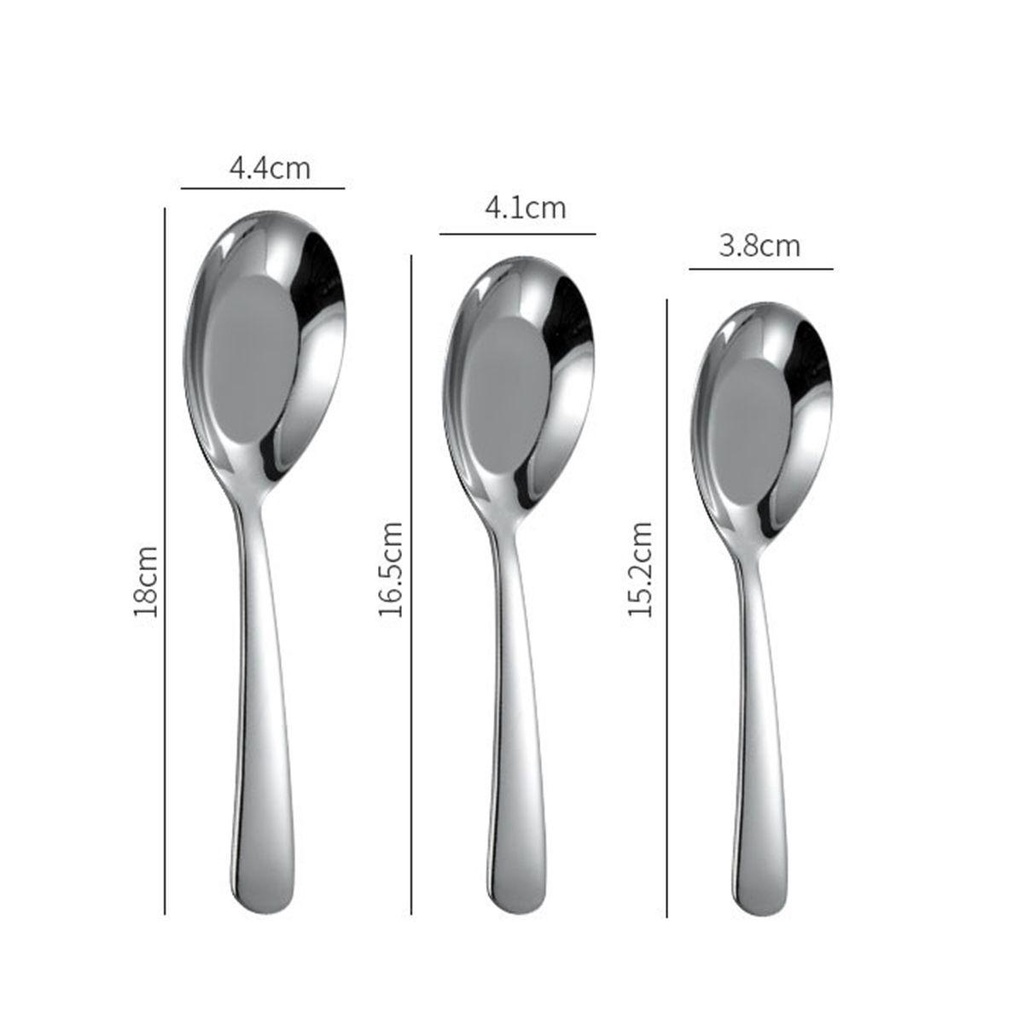 Muỗng Súp Bằng Thép Không Gỉ Tiện Dụng Dành Cho Nhà Bếp