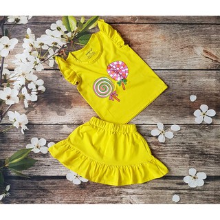 BỘ VÁY HÌNH CÂY KẸO DỄ THƯƠNG