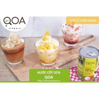 [Hỏa tốc] Nước cốt dừa QOA 400ml