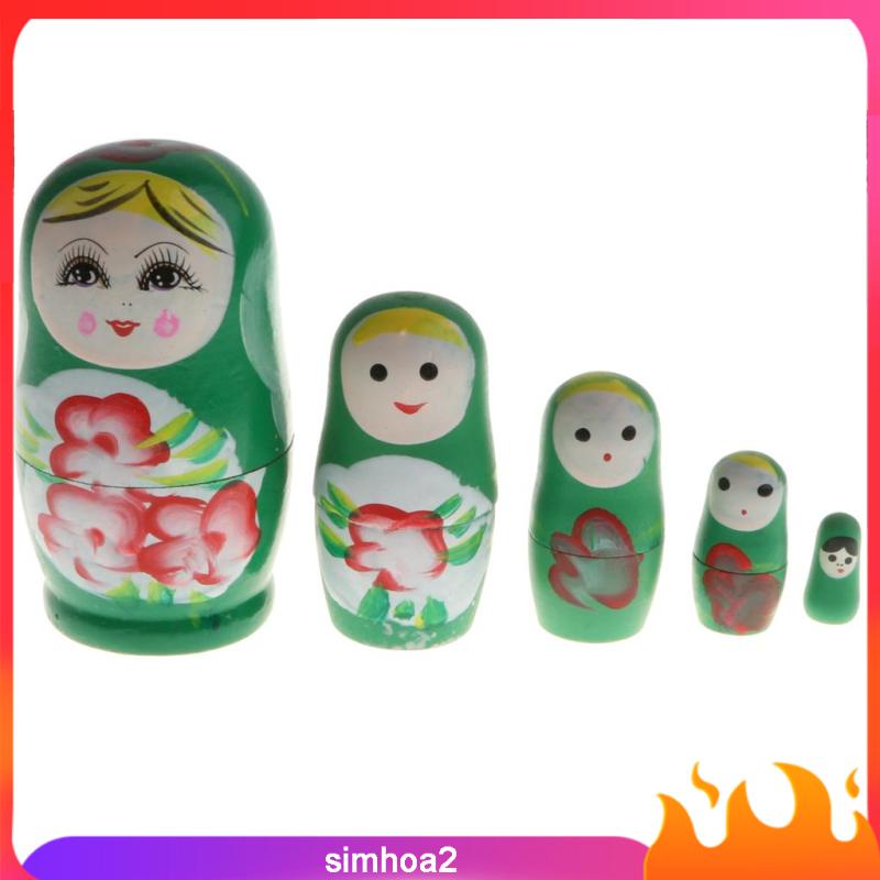 5 Búp Bê Nga Matryoshka Bằng Tay