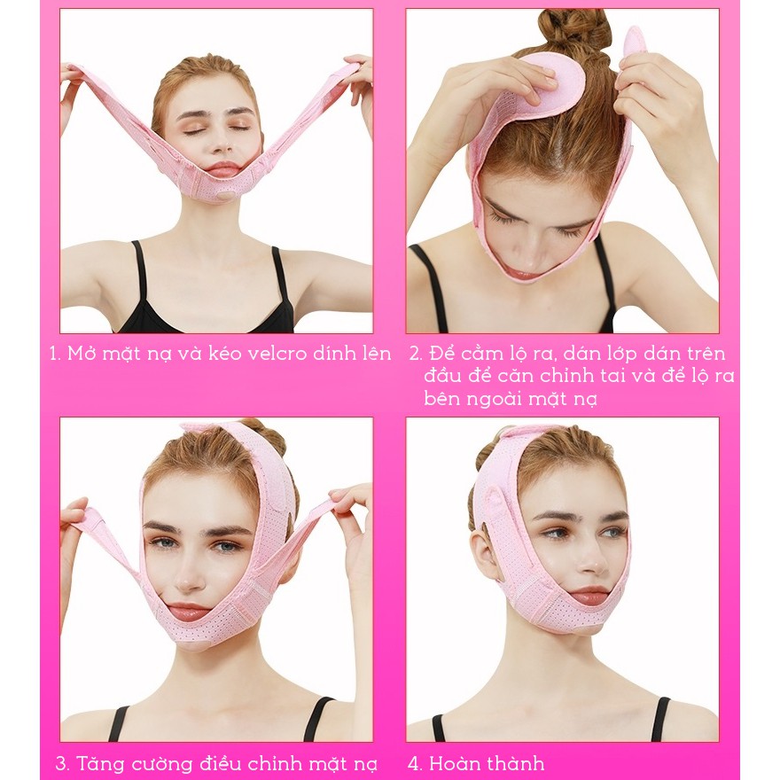 Đai Điều Chỉnh Nâng Cơ Thon Gọn Mặt V-line Mask Cao Cấp DOKEY99