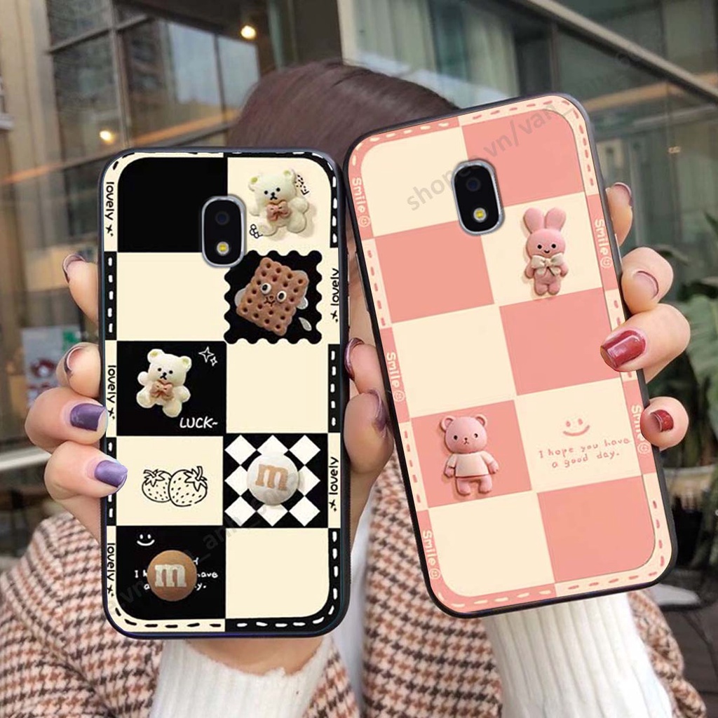 Ốp lưng Samsung J7 Pro hình gấu, kẹo dễ thương cute