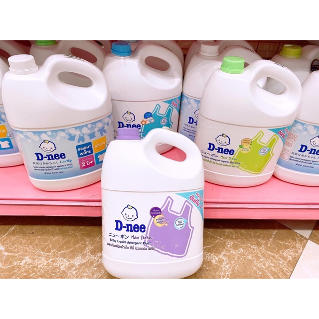 Nước giặt quần áo em bé Dnee 3000ml