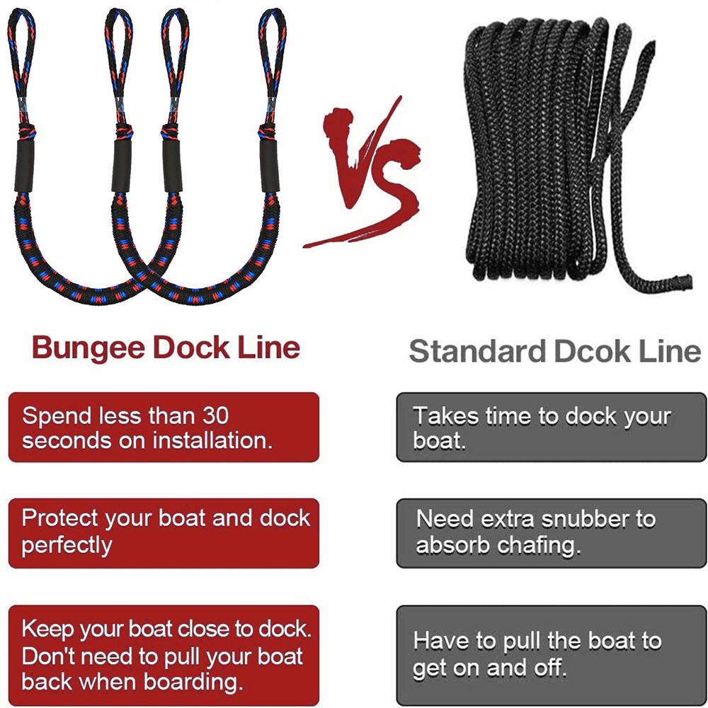 1 Dây Bungee Đường Kính 16mm / 4ft Co Giãn Tiện Dụng Cho Thuyền Kayak