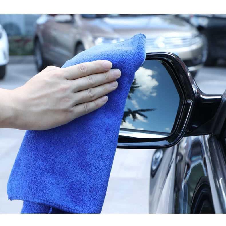 Khăn Lau Xe Hơi Ô Tô Cao Cấp Gia Dụng Đa Năng Siêu Thấm Microfiber, Không rụng lông