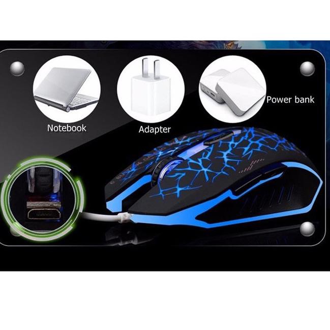 ➮ Chuột Gaming Azzor Click 2400DPI - M6 không dây