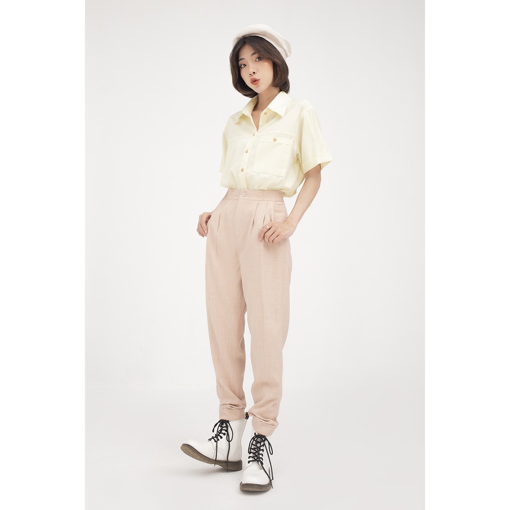 Quần tây nữ xếp ly GUMAC phong cách hàn quốc, nhiều màu đủ size năng động QB425 | BigBuy360 - bigbuy360.vn