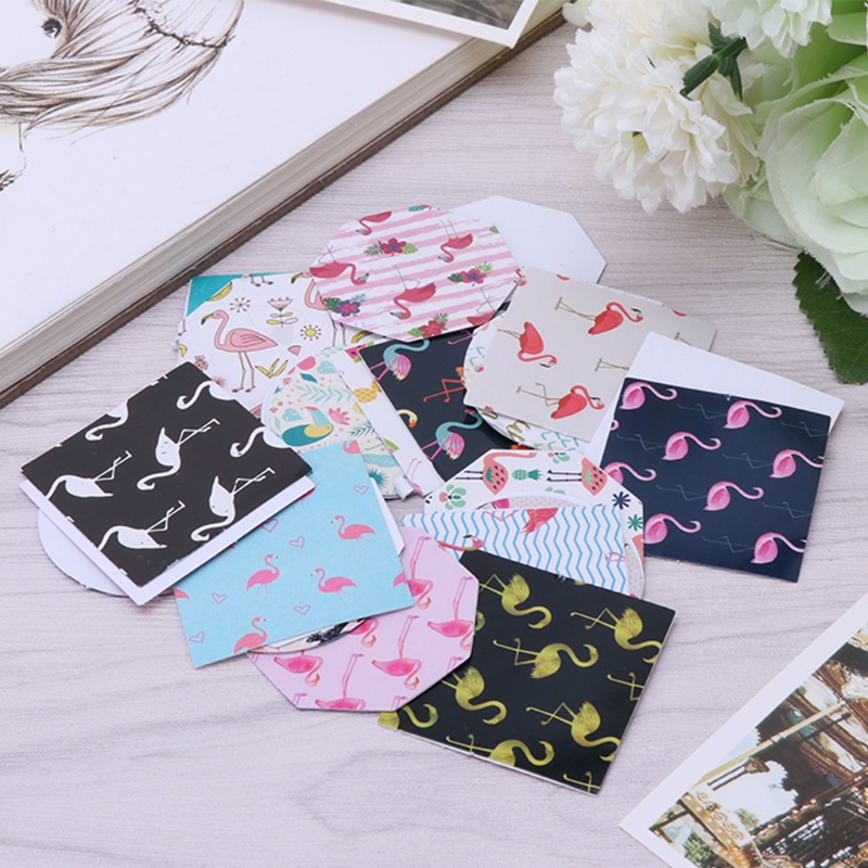 Bộ 45 Hình Dán Hồng Hạc Trang Trí Sổ Tay Nhật Ký