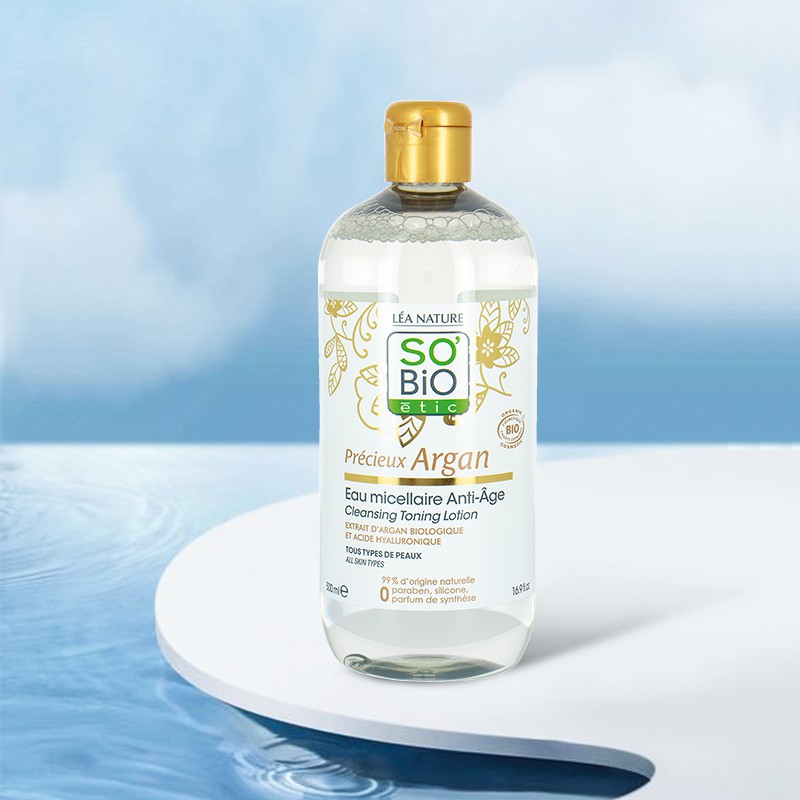 Nước Tẩy Trang Dầu Argan Hữu Cơ SO’BiO  500ml