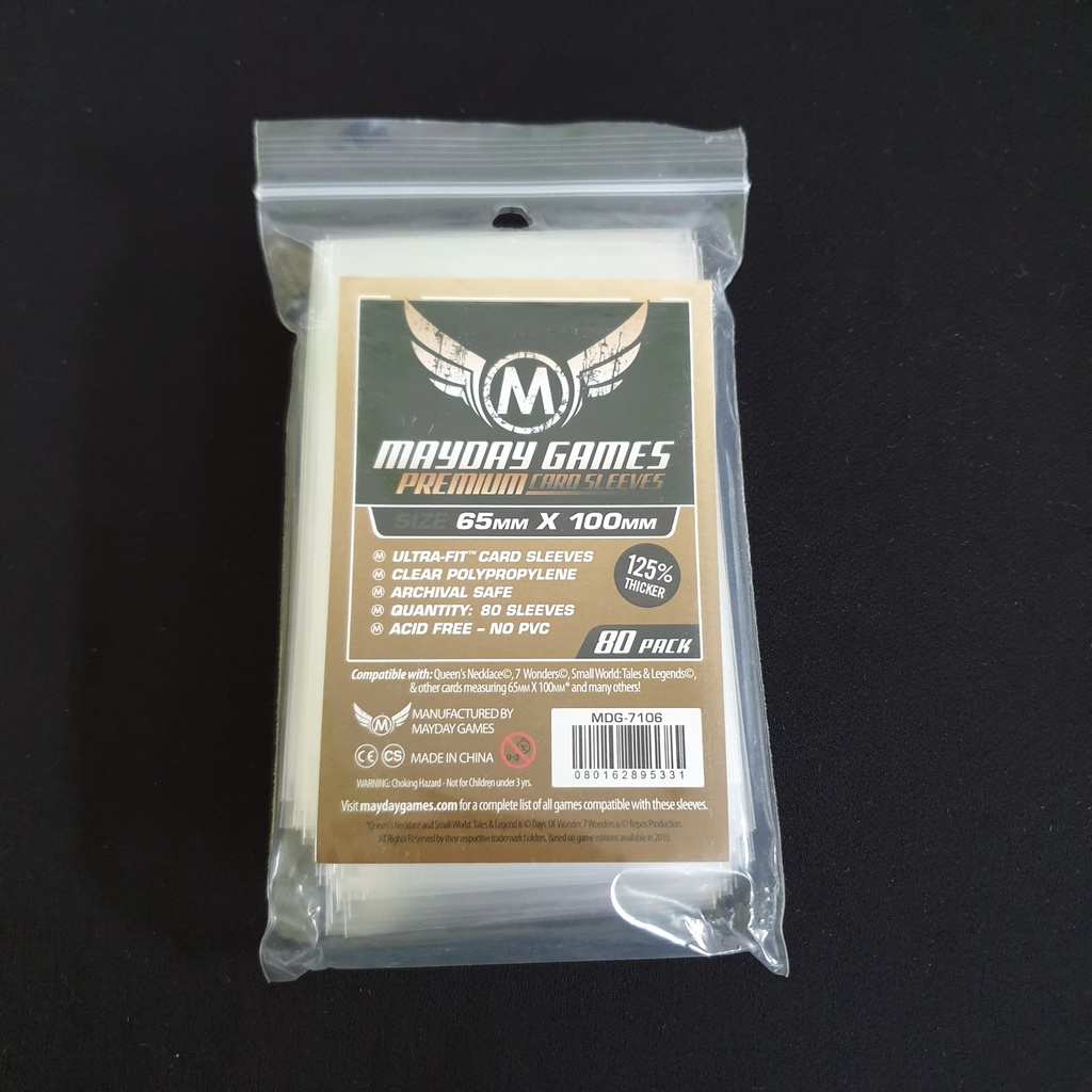 65 x 100 - 7 wonders Bọc bài Sleeve Mayday cao cấp - Sleeve Mayday Premium